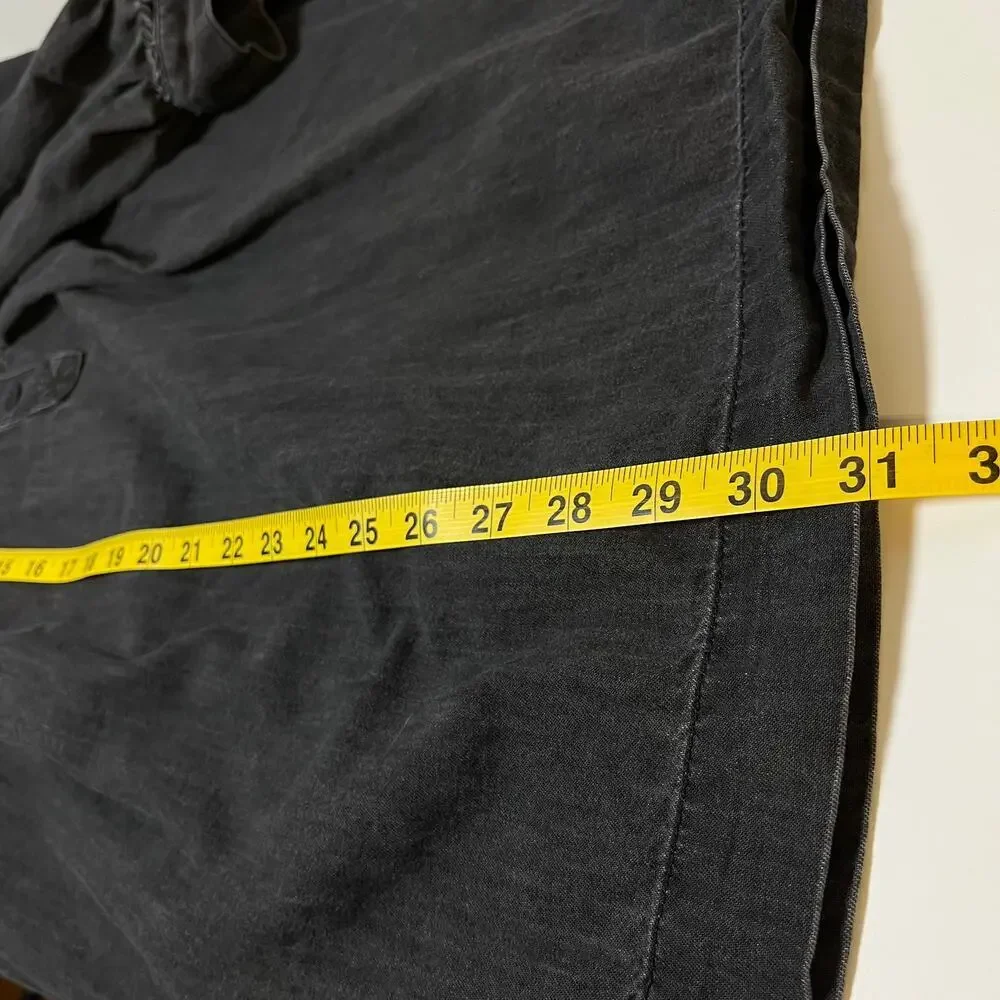 Madewell Denim Babydoll Shirt Dress Washed Black Jean Size XXS‎ Cottagecore Boho